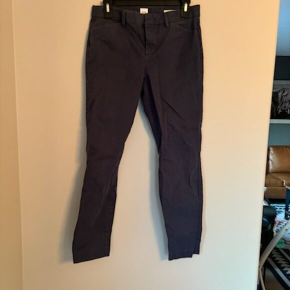 Gap Navy Blue Skinny Ankle Khaki 4 - Picture 1 of 9